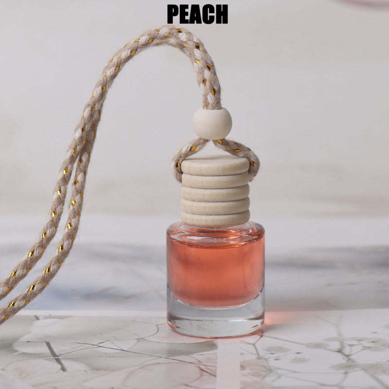 Cylindrical bottle car perfume pendant