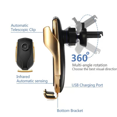 🎁2025 New Year Sale 49% OFF🔥15W Infrared Auto-sensing Wireless Fast Charging Car