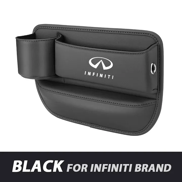 ✨Hot Selling Products of 2025🔥Exclusive Logo Leather Car Seat Storage Box With Water Cup Holder