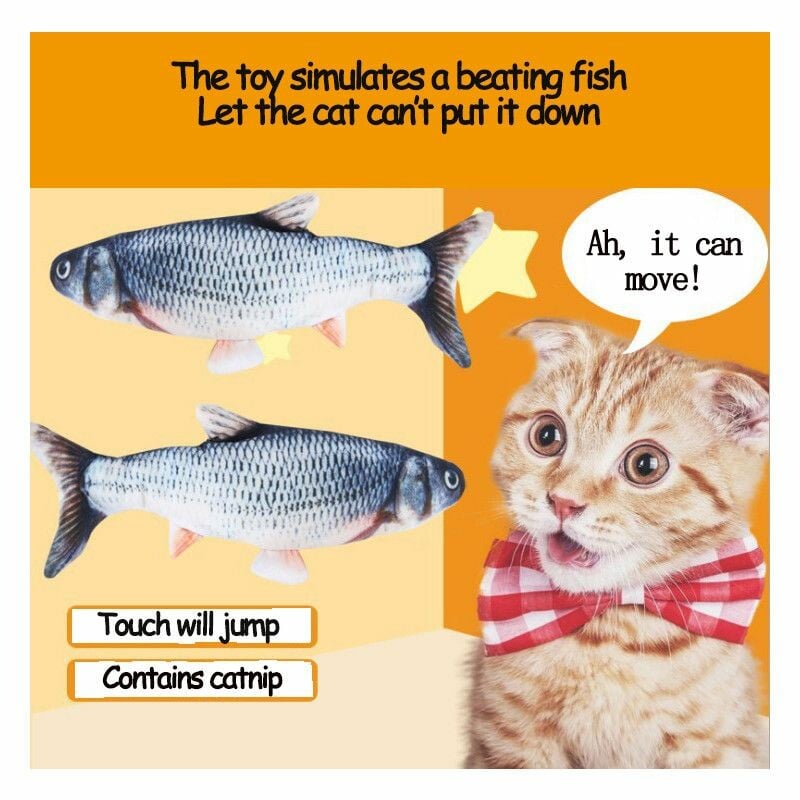 Floppy Fish Cat Toy-PLAWLTD