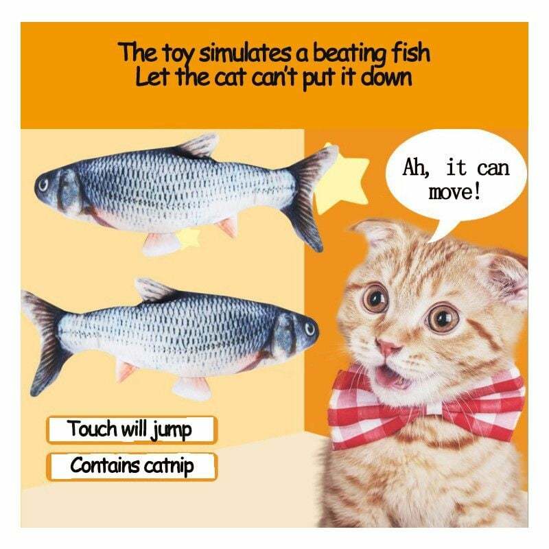 Floppy Fish Cat Toy-PLAWLTD
