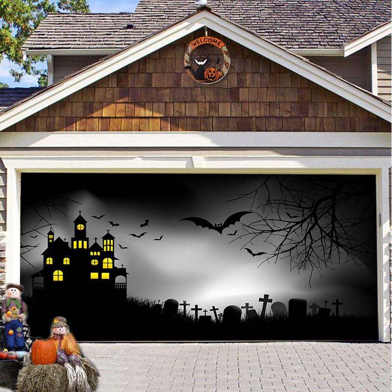 🔥Halloween Hot Sale 49% OFF⏰💖Halloween Garage Door Decoration-PLAWLTD