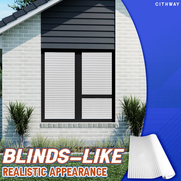 🔥LAST DAY SALE 49% OFF-Way Imitation Blinds Privacy Window Cover