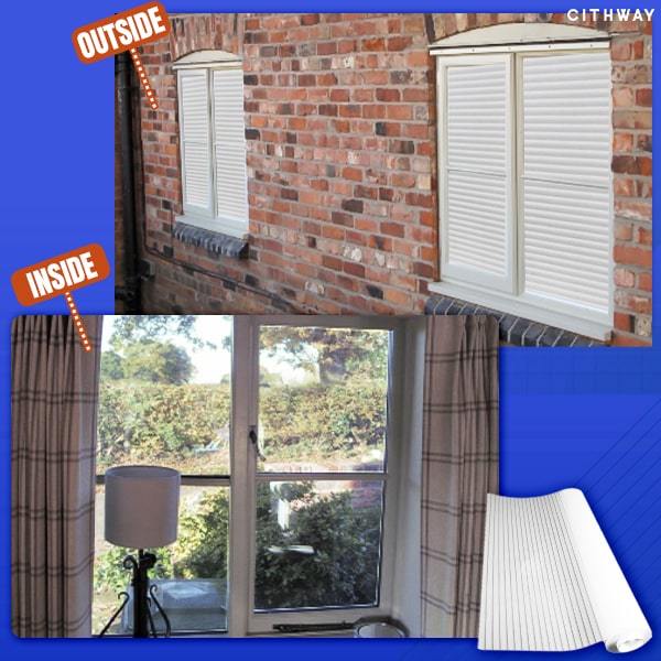 🔥LAST DAY SALE 49% OFF-Way Imitation Blinds Privacy Window Cover
