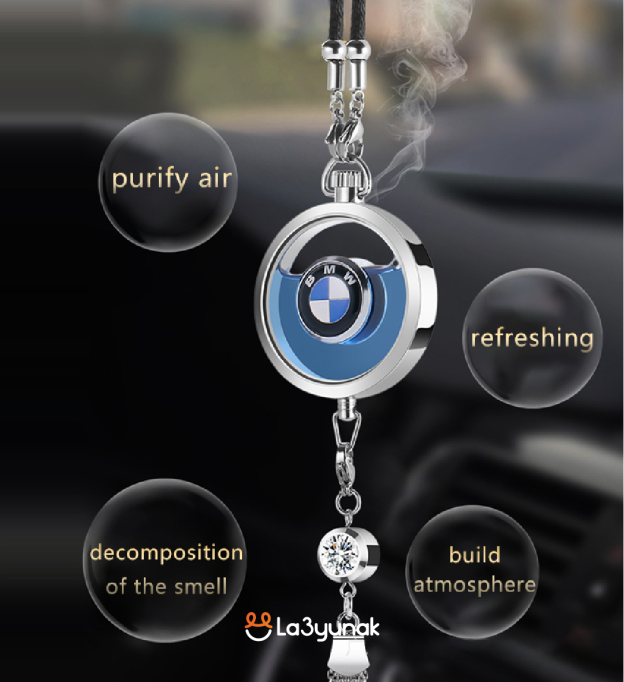 Car logo perfume pendant air freshener without coil