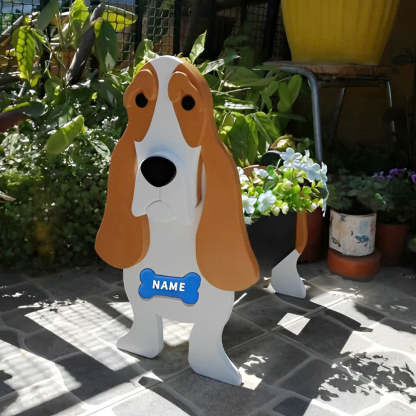 Basset Hound Planter-PLAWLTD