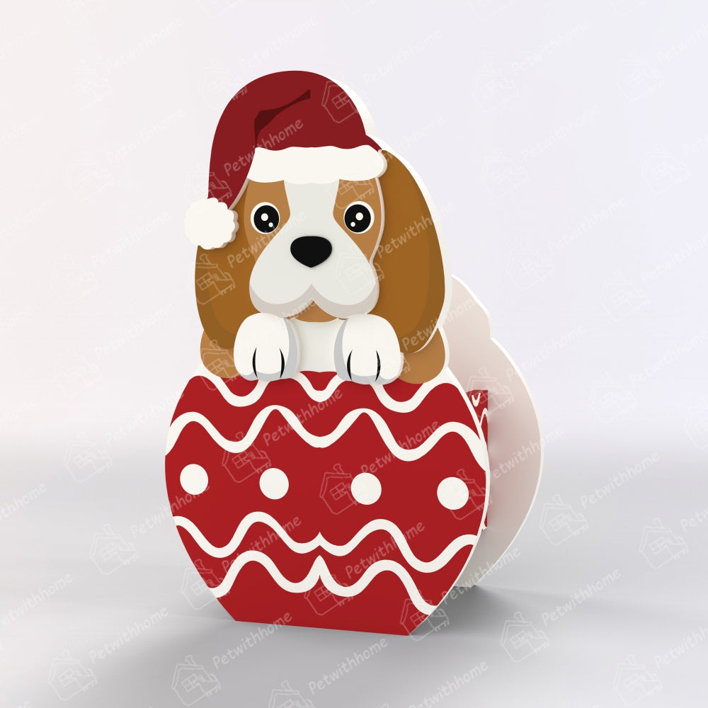 Beagle Christmas Planter-PLAWLTD