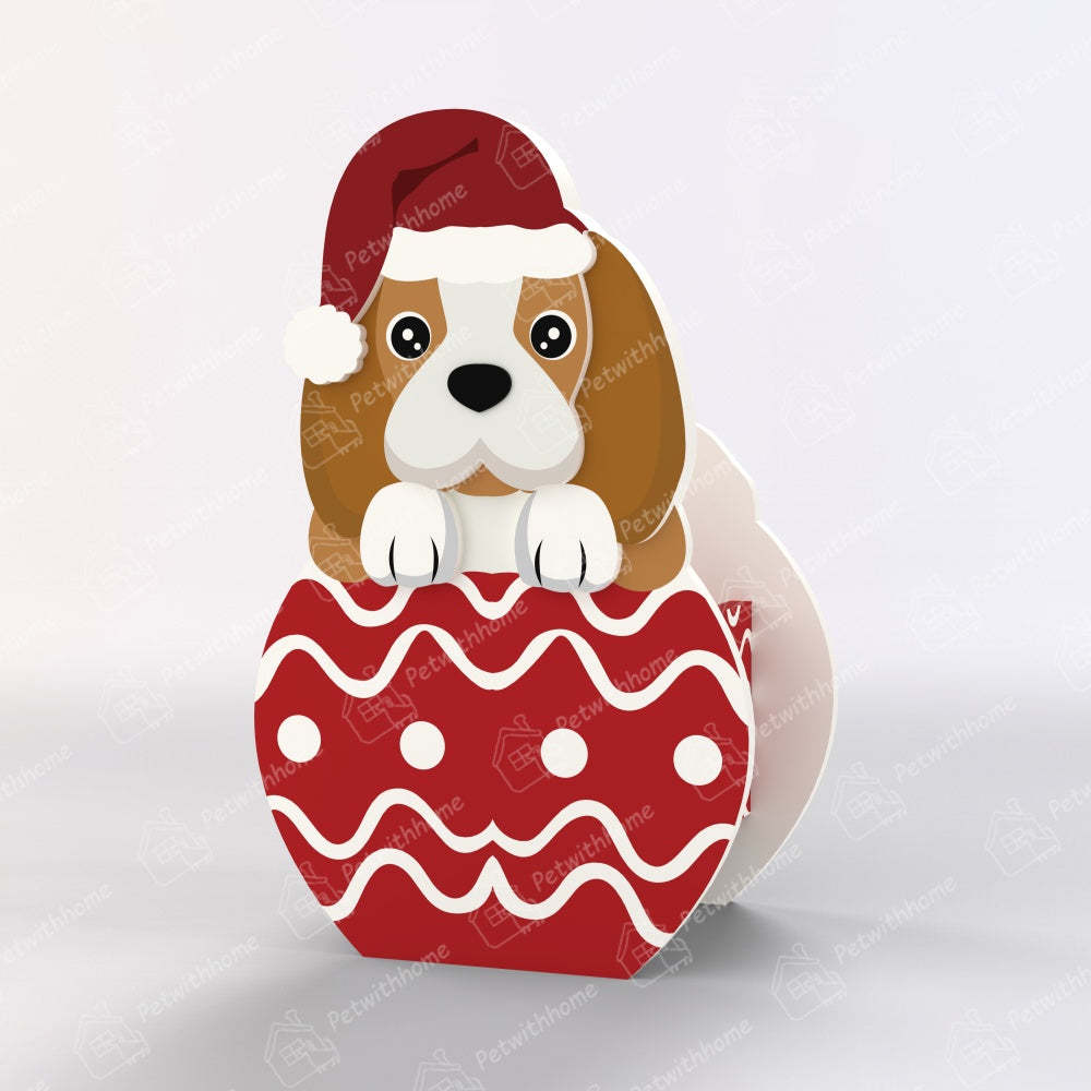 Beagle Christmas Planter-PLAWLTD