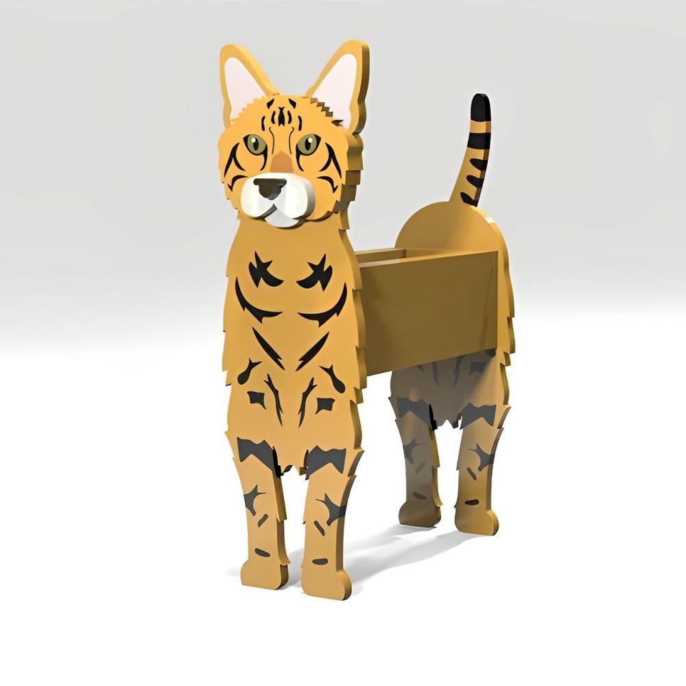 Bengal Cat Planter-PLAWLTD