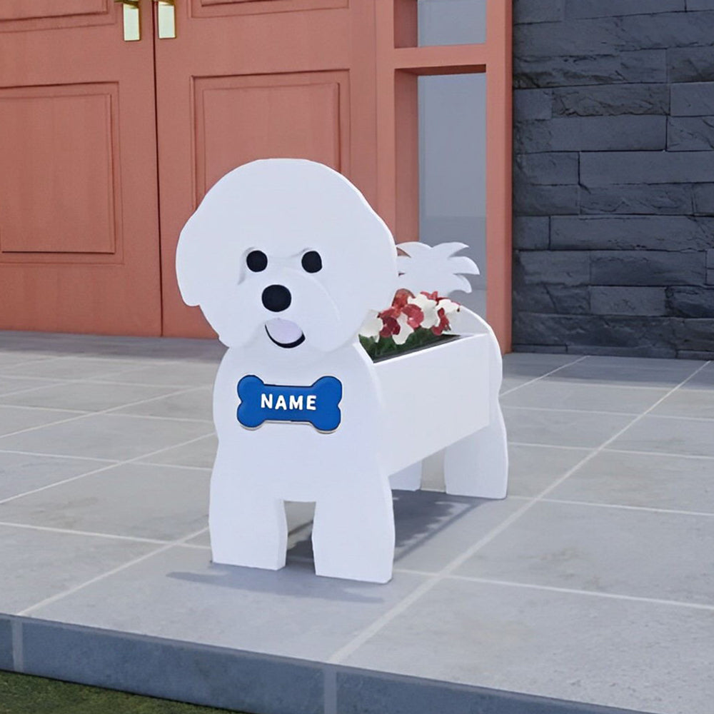 Bichon Fries Planter-PLAWLTD