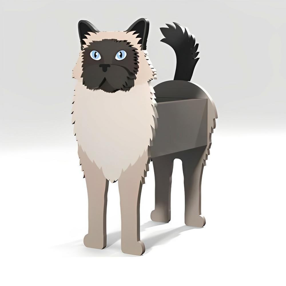 Birman Cat Planter-PLAWLTD