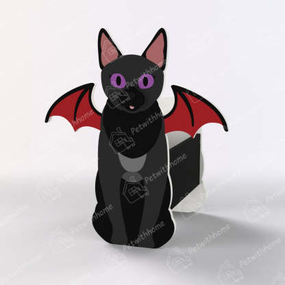 Black Cat Halloween Planter-PLAWLTD