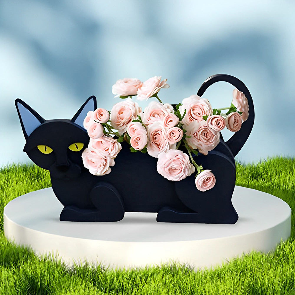 Black Cat Planter-PLAWLTD