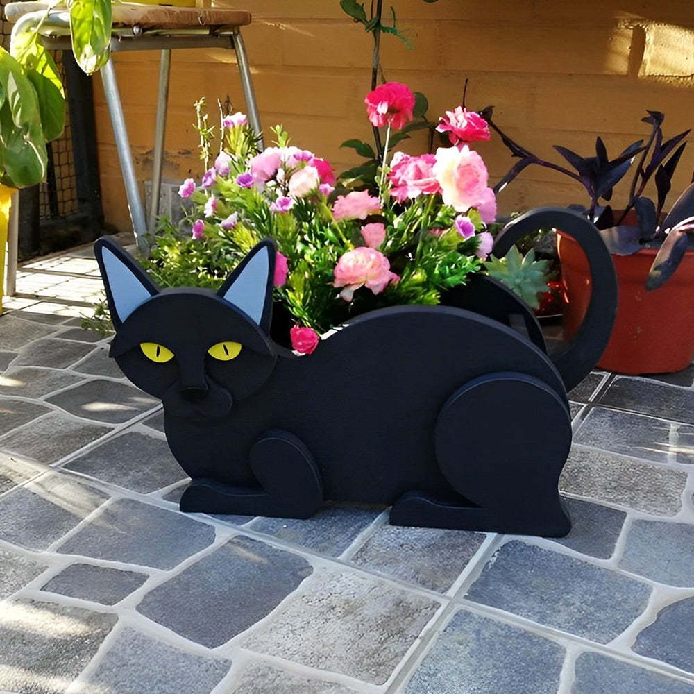 Black Cat Planter-PLAWLTD