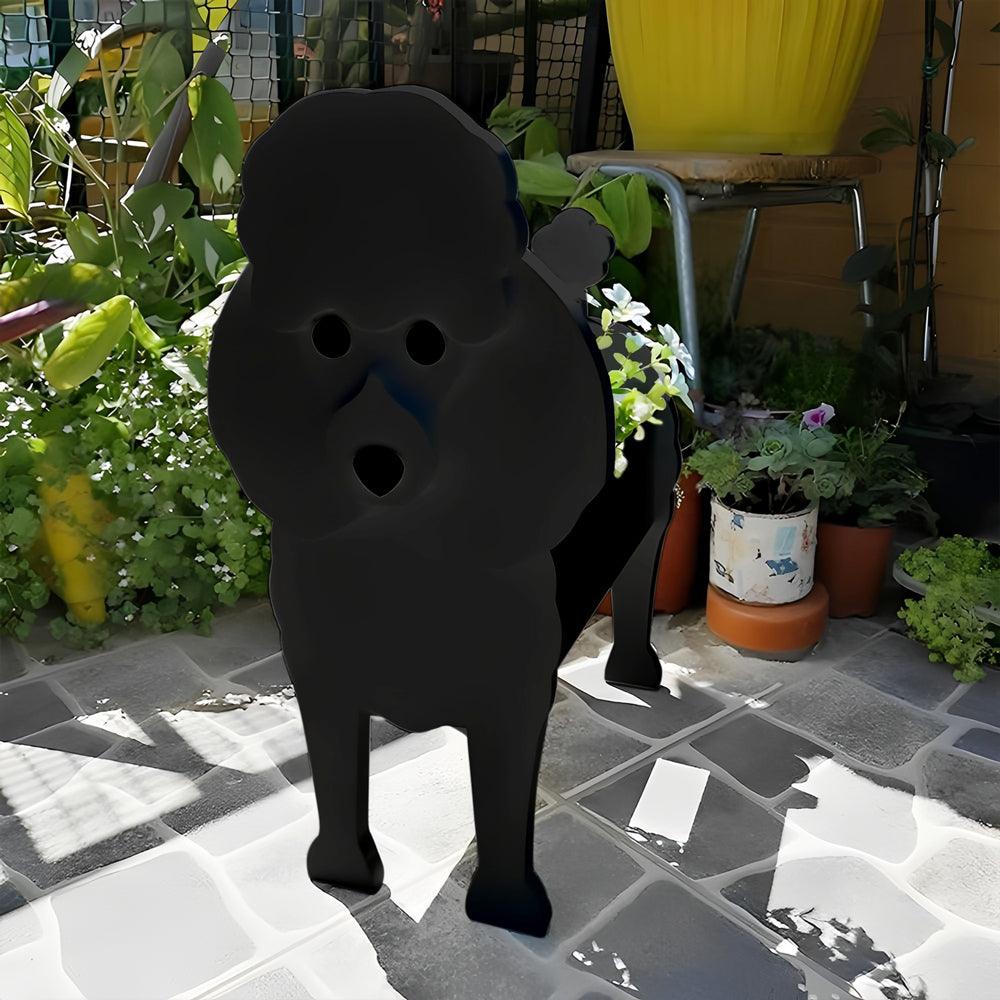 Black Poodle Planter-PLAWLTD