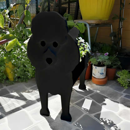 Black Poodle Planter-PLAWLTD