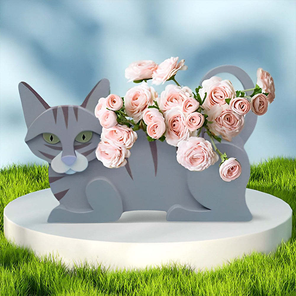 Blue Cat Planter-PLAWLTD