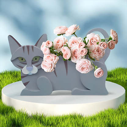 Blue Cat Planter-PLAWLTD