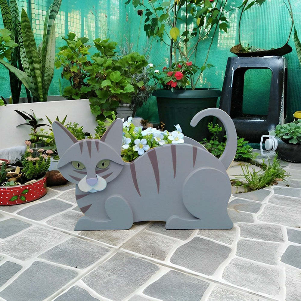 Blue Cat Planter-PLAWLTD