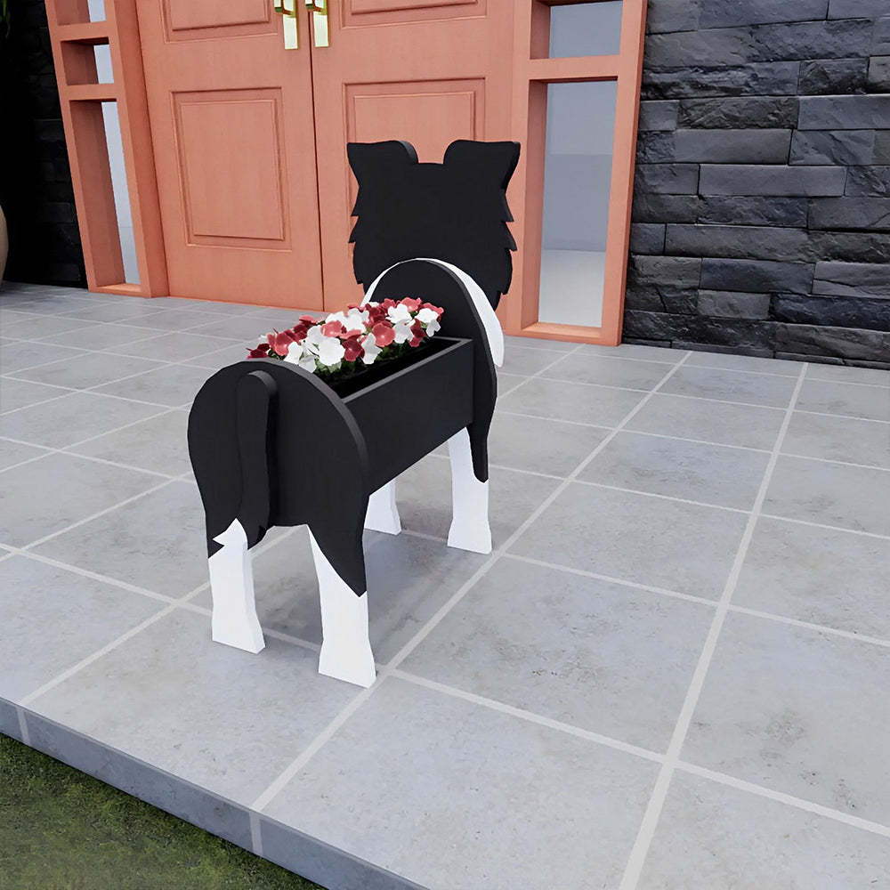 Border Collie Planter-PLAWLTD