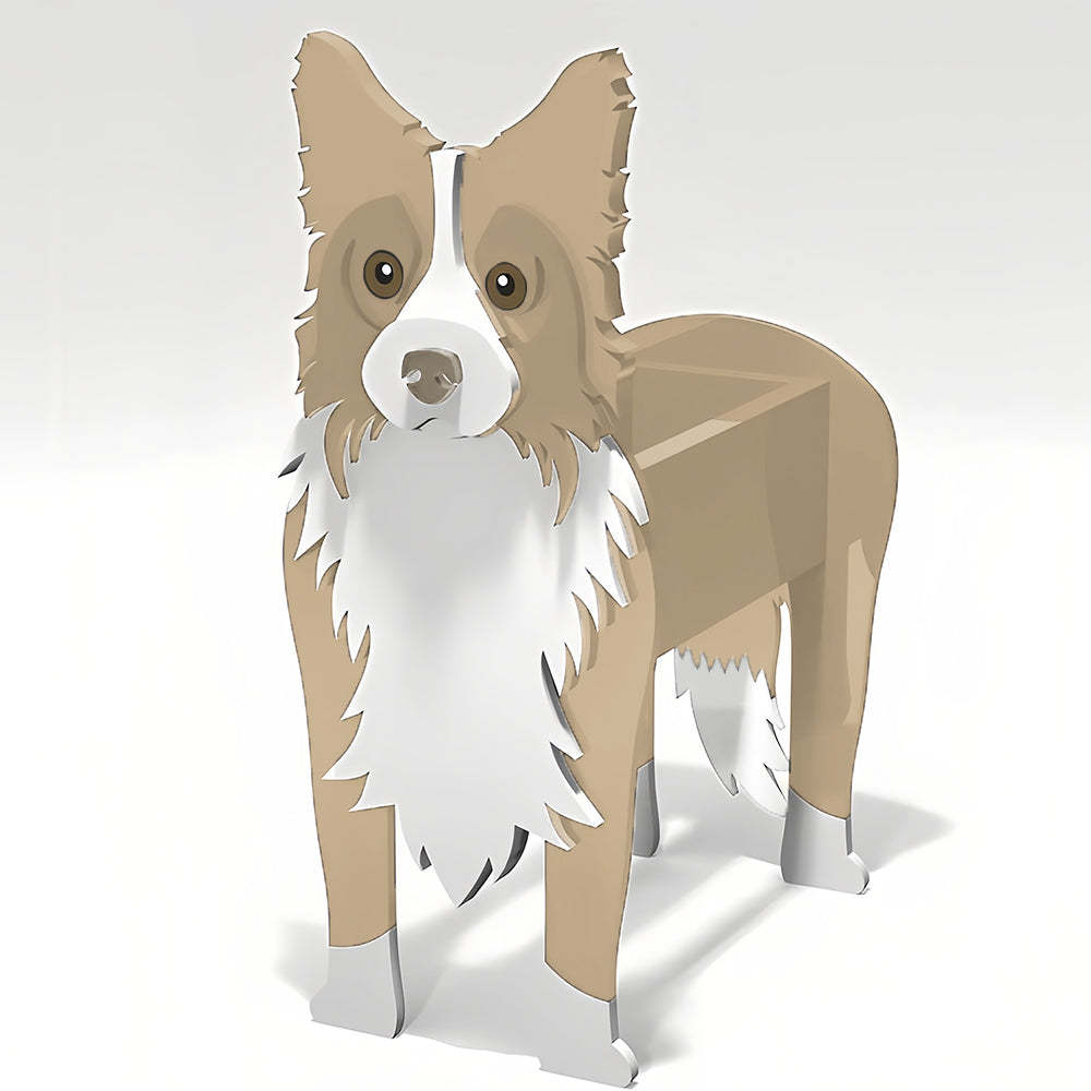 Border Collie Planter-PLAWLTD