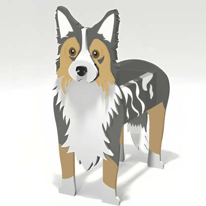 Border Collie Planter-PLAWLTD