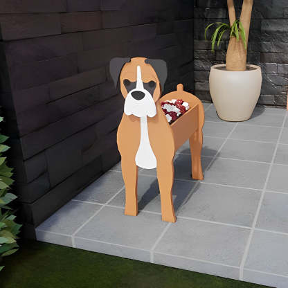 Boxer Dog Planter-PLAWLTD