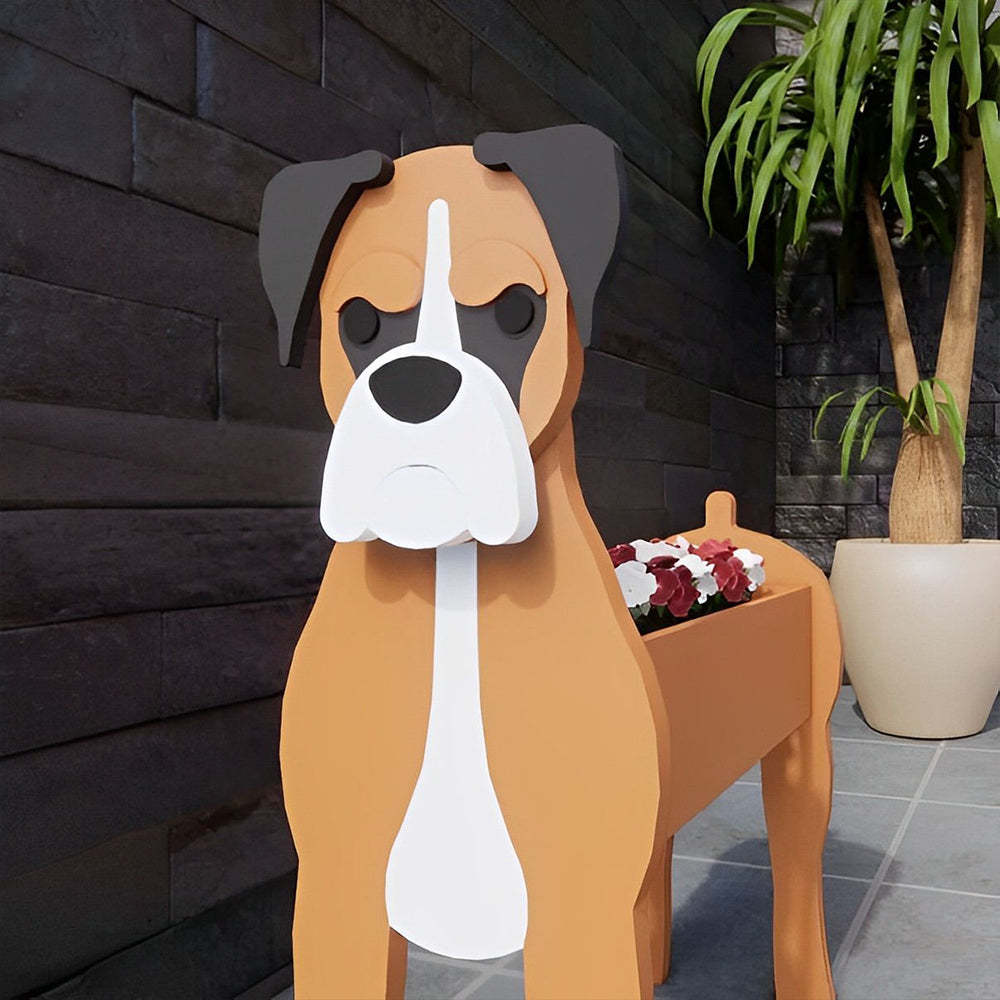 Boxer Dog Planter-PLAWLTD