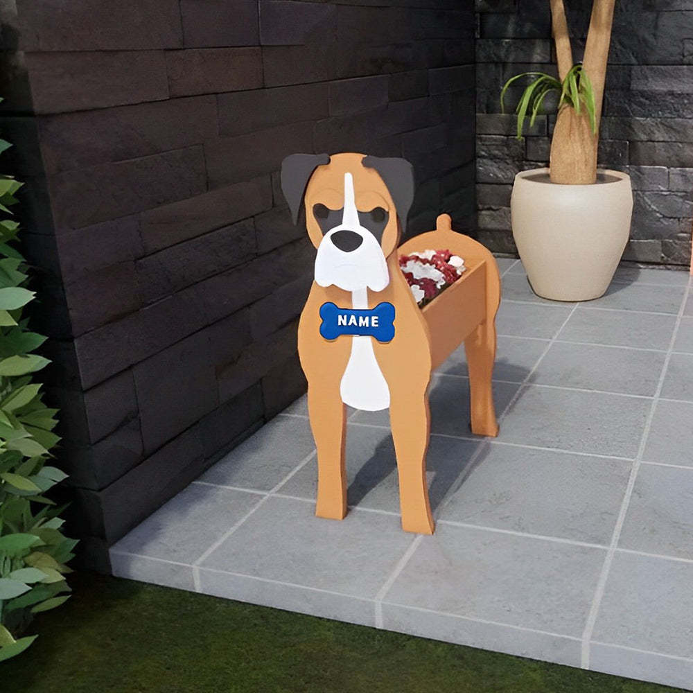 Boxer Dog Planter-PLAWLTD