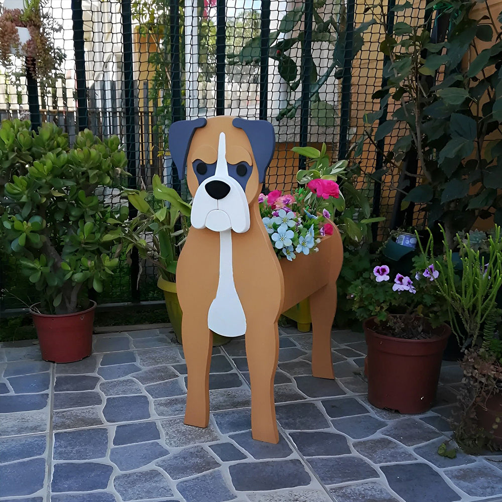 Boxer Dog Planter-PLAWLTD