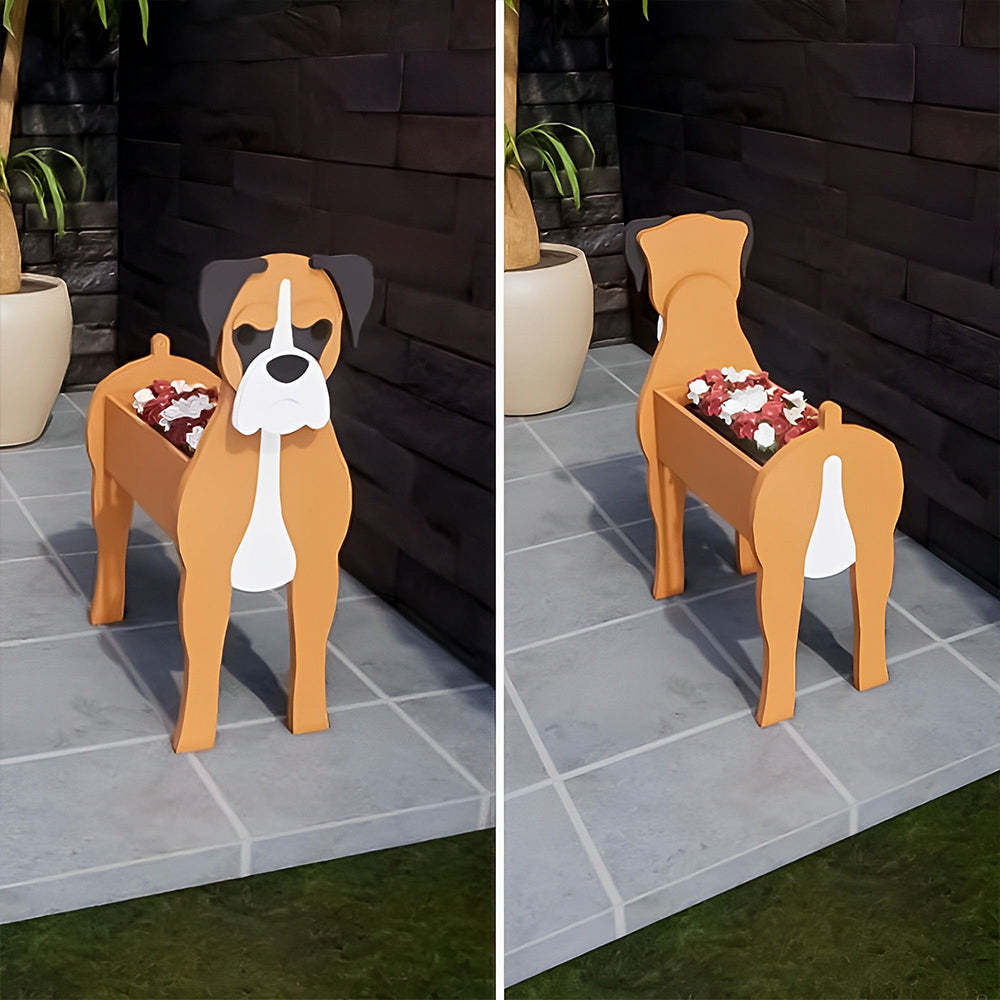 Boxer Dog Planter-PLAWLTD
