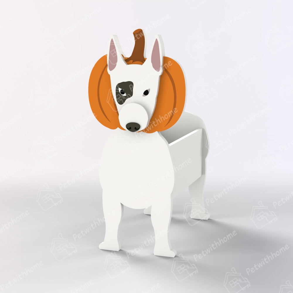 Bull Terrier Halloween Planter-PLAWLTD