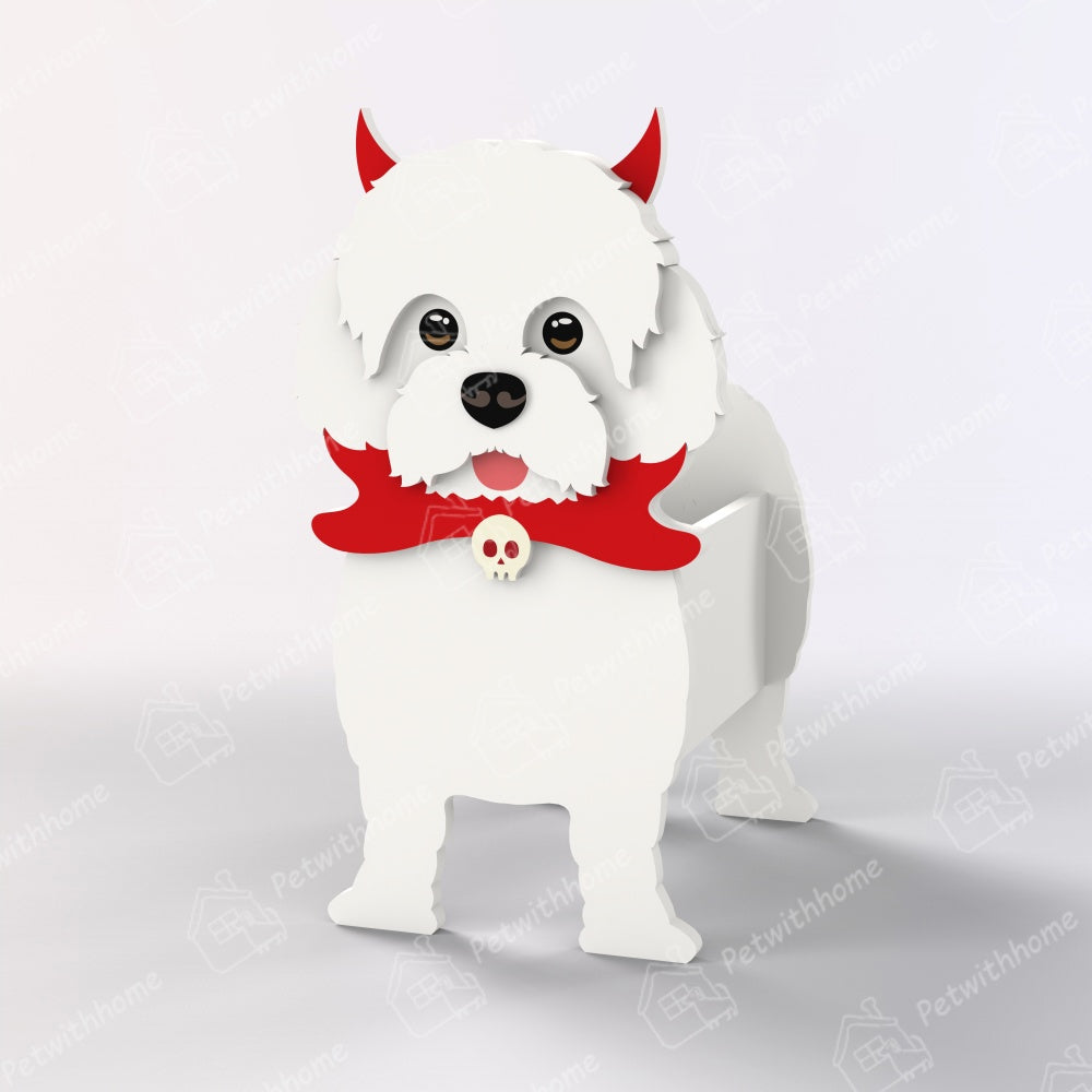 Cavoodle Halloween Planter-PLAWLTD