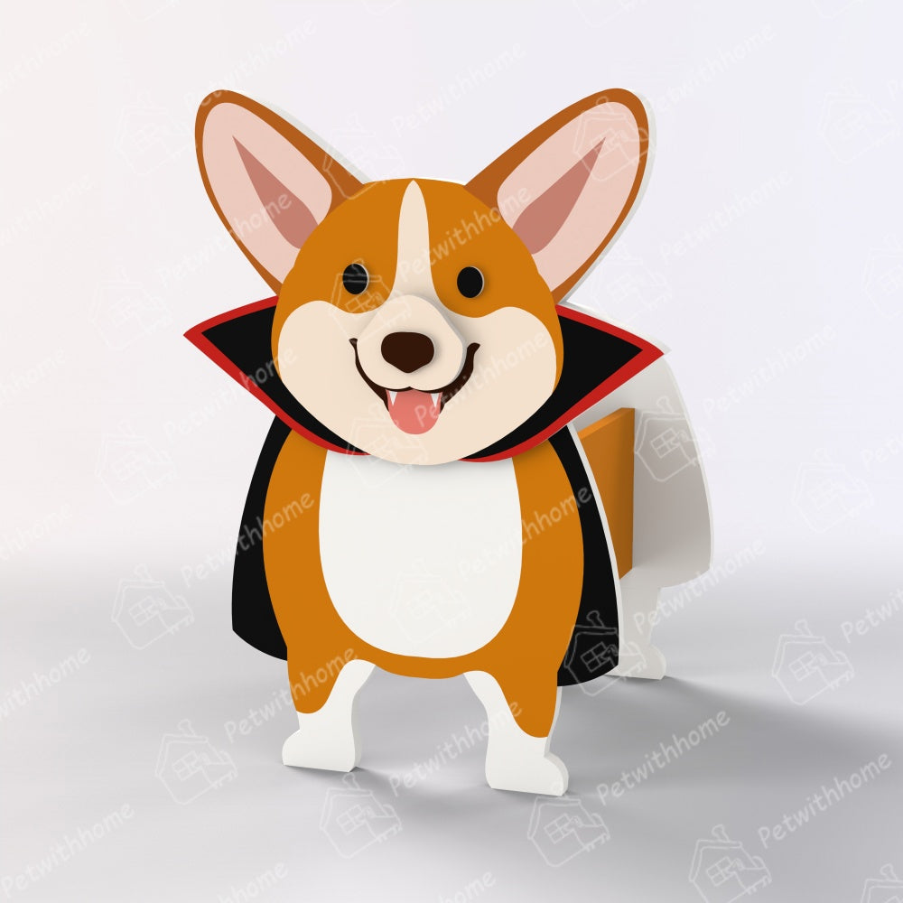 Corgi Halloween Planter-PLAWLTD
