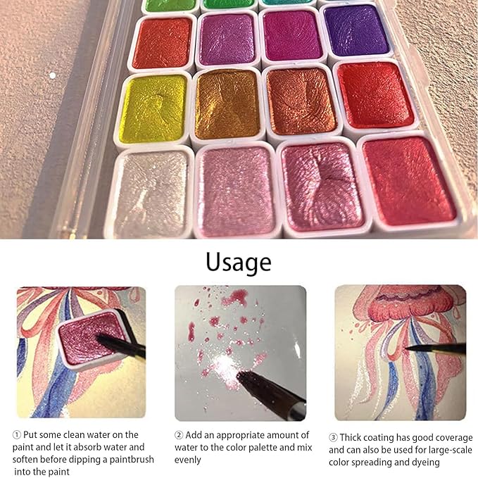 🎄Last Day Special 49% OFF- Shifting Watercolor Painting Set