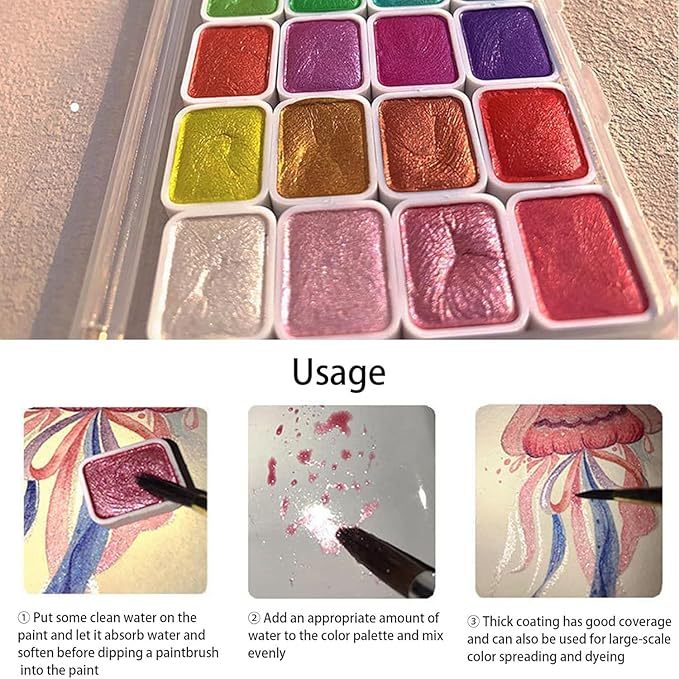 🎄Last Day Special 49% OFF- Shifting Watercolor Painting Set