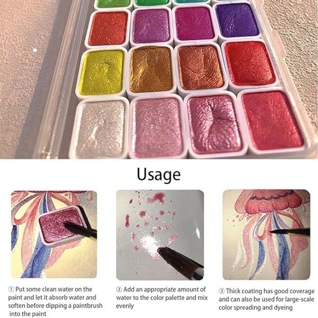 🎄Last Day Special 49% OFF- Shifting Watercolor Painting Set