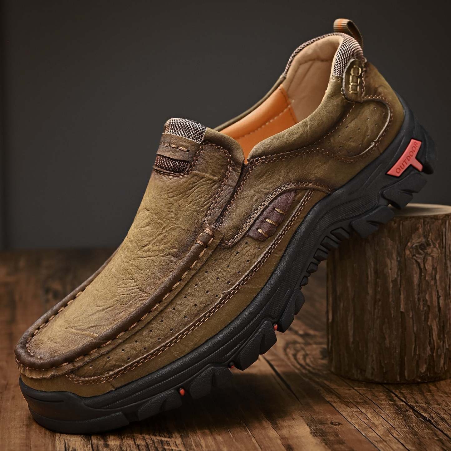 Brave Shoes™ Handmade Men's Leather Anti-Slip Lightweight Outdoor Boots