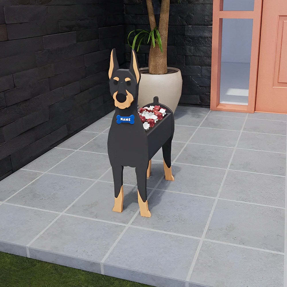 Doberman Pinscher Planter-PLAWLTD