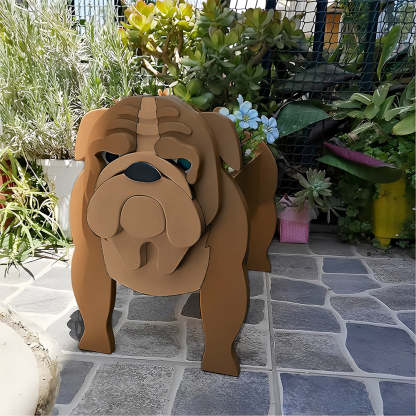 English Bulldog Planter-PLAWLTD