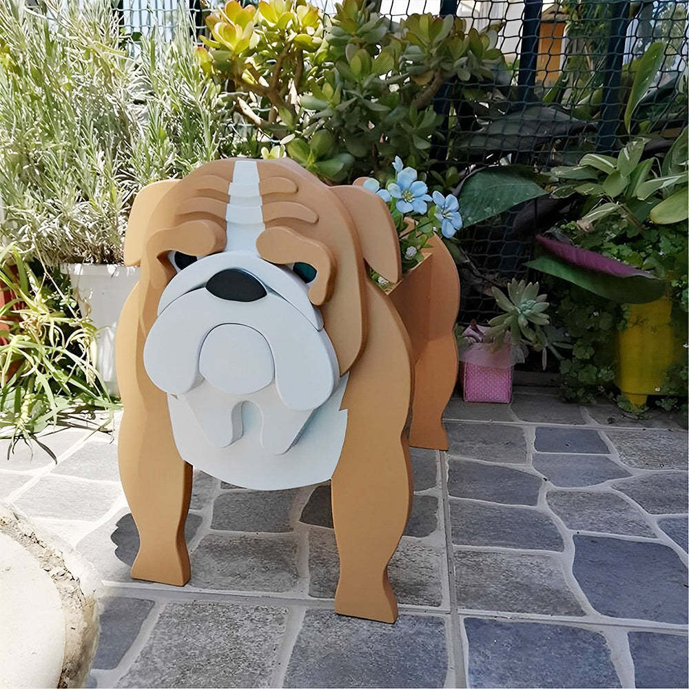 English Bulldog Planter-PLAWLTD