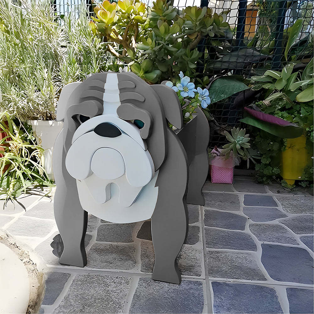 English Bulldog Planter-PLAWLTD