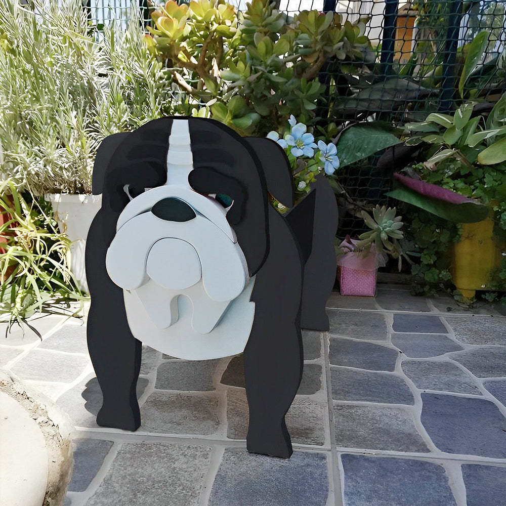 English Bulldog Planter-PLAWLTD