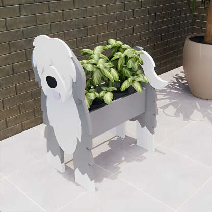 English Shepherd Dog Planter-PLAWLTD