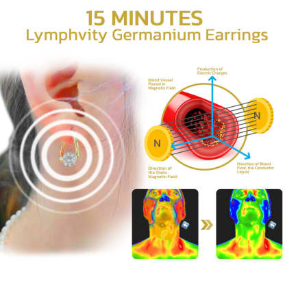 🔥LAST DAY SALE-80% OFF)Histone Lymphvity MagneTherapy Germanium Earrings