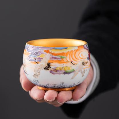Tenmoku Colorful Cranes -Aintst™