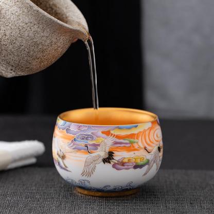 Tenmoku Colorful Cranes -Aintst™