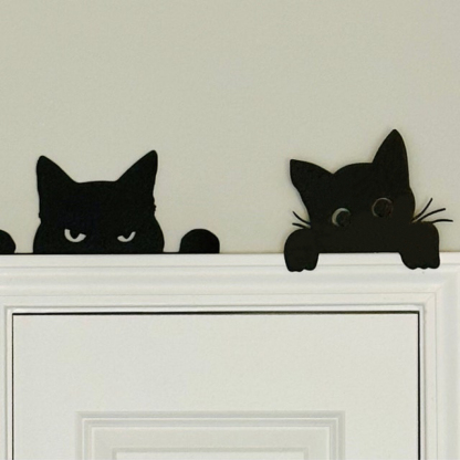 🐱2024 Christmas Gift 50% Off--Metal Adorable Cat Door Topper-PLAWLTD