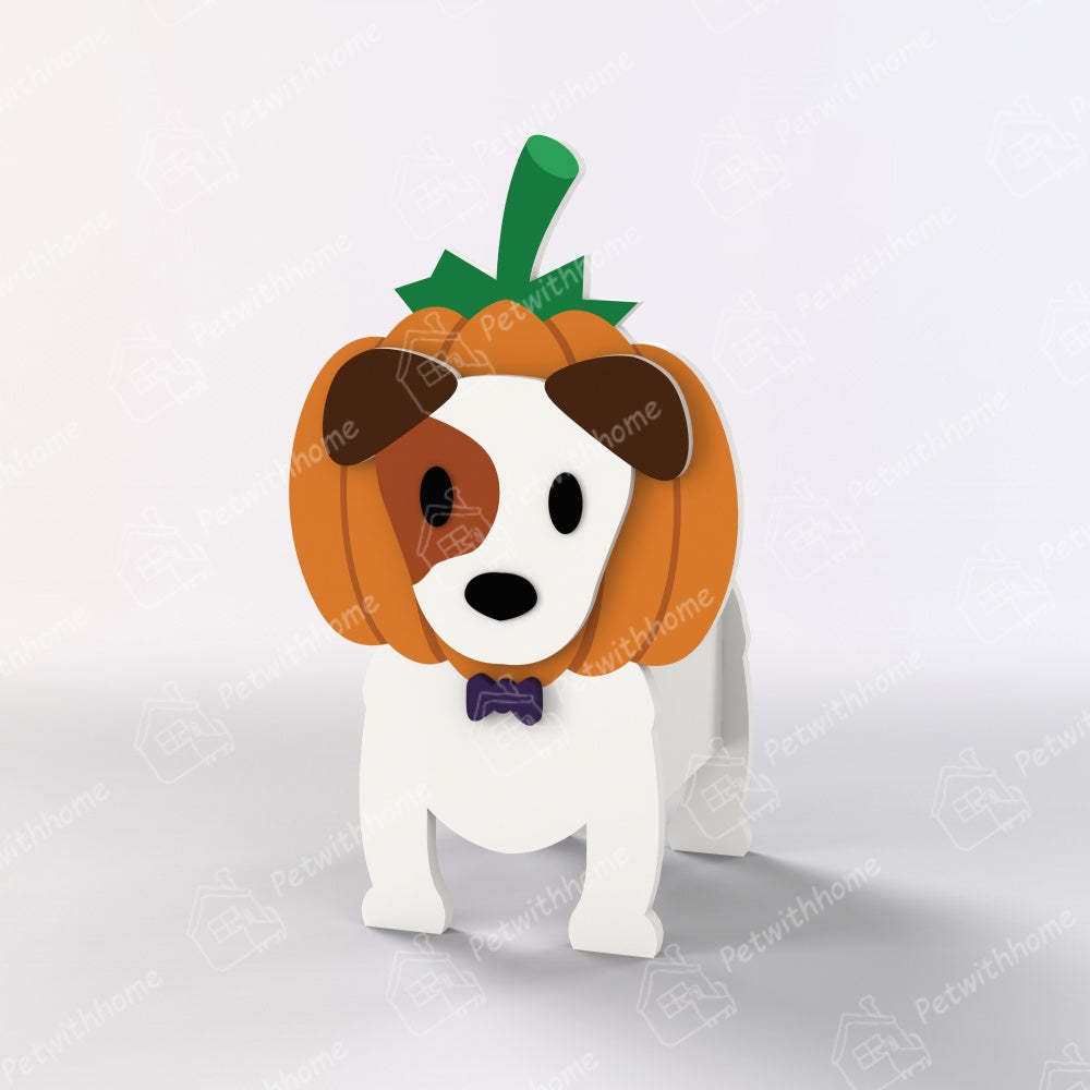 Jack Russell  Halloween Planter-PLAWLTD