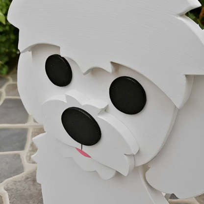 Maltese Dog Planter-PLAWLTD